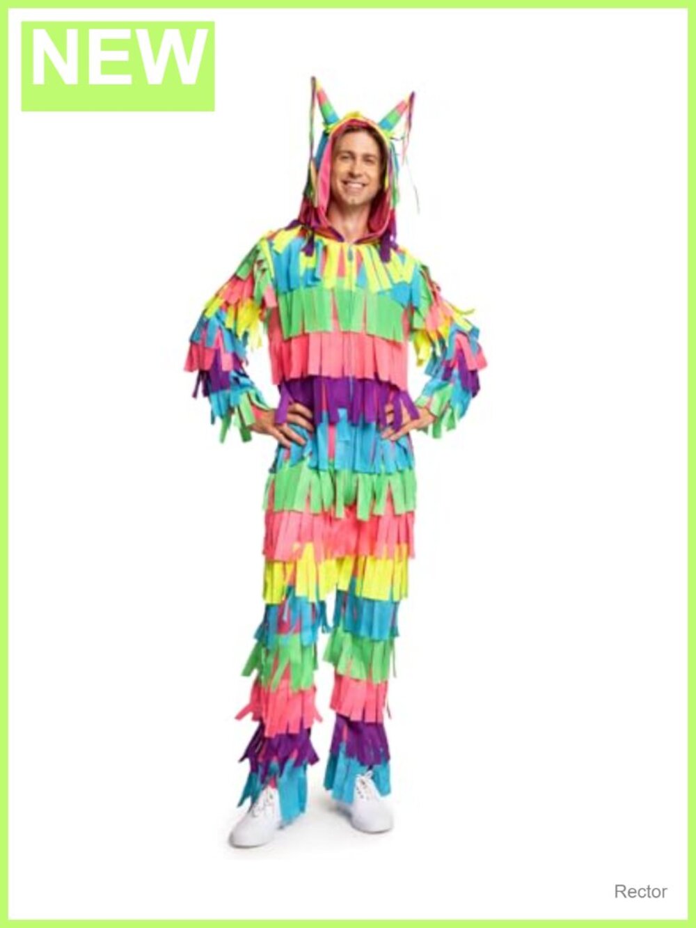 Men's Pinata Fringe Jumpsuit Halloween Costume Adult